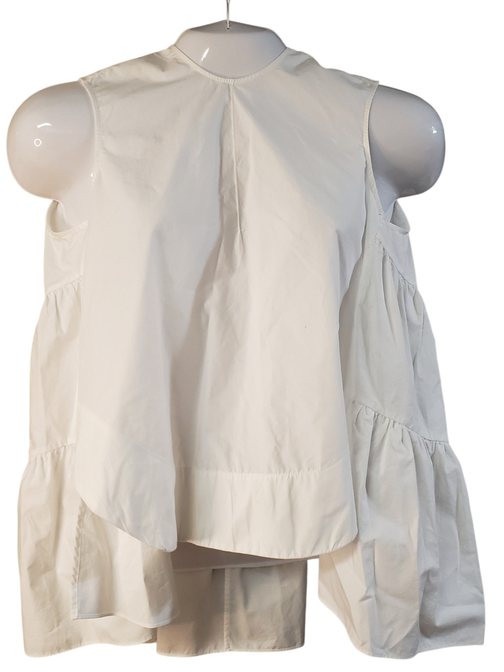 FABIANA PIGNA Poplins Elins Women's White Cotton Top Size XS